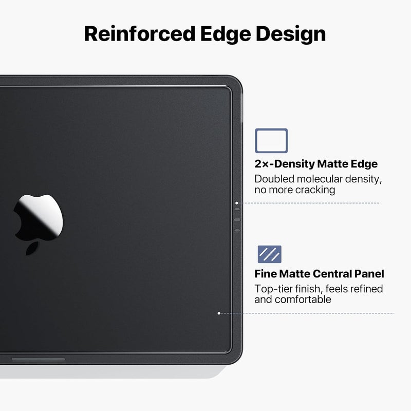 soonjet حافظة CrackGuard لجهاز MacBook Pro مقاس 14 بوصة M5 M4 M3 M2 M1 Pro/Max 2025 2024-2021 [ترقية مضادة للتشقق] [مطابقة رسمية 100% للون] غلاف واقي صلب لجهاز الكمبيوتر المحمول - أسود فضائي شفاف - Image 4